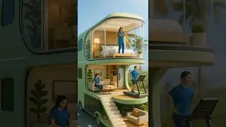 World&rsquo;s First 3-Story Luxury Car with Gym & Bedroom 🚘✨ | Futuristic Motorhome