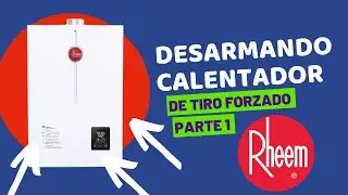 DESARMANDO CALENTADOR de Tiro Forzado de Rheem