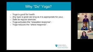 Yoga to Manage Cancer Symptoms and Stress