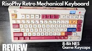 REVIEW: RisoPhy Retro Style Wireless Mechanical Keyboard - Cool NES Aesthetic Keyboard? (PC423)