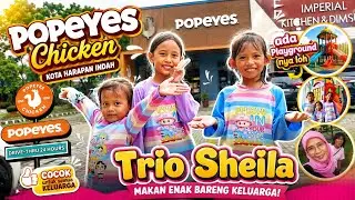 Popeyes Chicken Kota Harapan Indah Bekasi | Kulineran With Trio Sheila