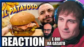 BLUR Reaction to CICCIOGAMER'S SANDWICH 🍔​​ THE PATATOSO 🥔 With MARZA