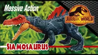 NEW TOY Siamosaurus | Jurassic World Dominion | Mattel Massive Action | Unboxing en espa&ntilde;ol