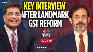 Piyush Goyal Exclusive LIVE: Key Interview Amid Trump Tariff Turmoil | Big GST Reforms Decoded |N18L