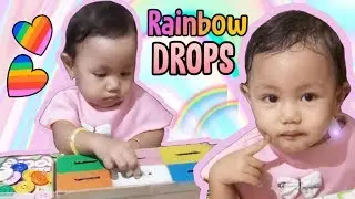 Rainbow Drops 🌈 | Memasukkan Kancing sesuai dengan Warna | Pemahaman Warna