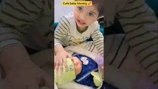 baby kissing sister💞#cutebaby #shortsfeed #funny #viralshort #youtube #viralshort #baby