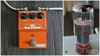 Cranked Foxrox Hot Silicon fuzz pedal thru a cranked EL34 vacuum tube on Emery Sound tube amplifier
