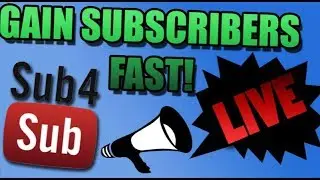 Sub For Sub Live stream|Sub swap| #SubForSub#Sub4Sub #Growyourchannel #Recommended#Trending #SubSwap