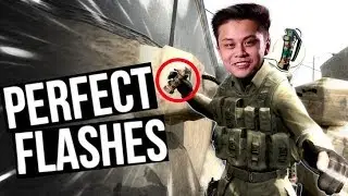 CS:GO - PRO'S THROWING PERFECT FLASHES! (PERFECTLY PLACED FLASHES)