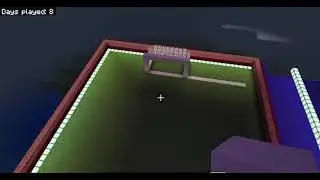 Day 1 on working to build camp nou in Minecraft (gaming series)
