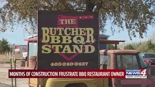 Months of construction frustrate BBQ restaurant owner
