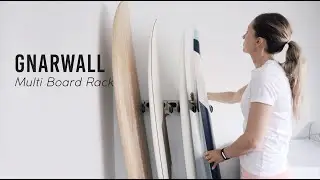 Как установить стойку для нескольких досок для серфинга Shepps Gnarwall