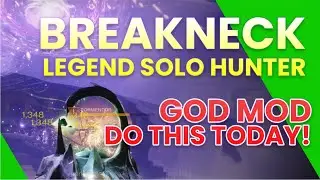 Do it Today Breakneck Campaign Legend - God Mod Solo - Destiny 2 Lightfall