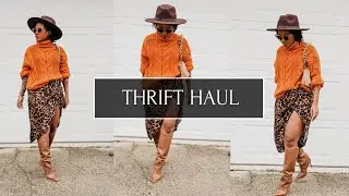 THRIFT HAUL| ThredUP online thrift store, Try-on and styling