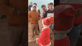 SANTA CLAUS in Prayag Public School, Handia I CHRISTMAS 2025 !!