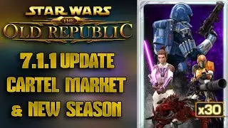 SWTOR - 7.1.1 Cartel Market & Galactic Season 3 (Luck of the Draw) armors, mounts, weapons Showcase!