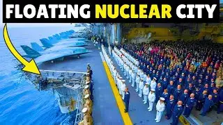 18,000 Meals, 5,000 People, Zero Land: Life on the $13 Billion USS Ford