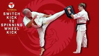 Kyokushin Karate Switch Kick to Spinning Kick Tutorial [4K]