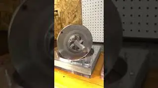 10in Tesla Turbine #TesTurEnergy #Shorts