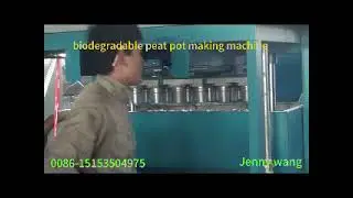 waste paper forming peat pot molding machinery