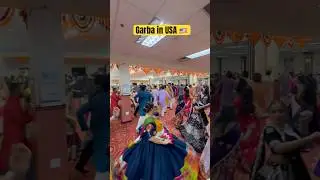 New Jersey garba USA 🇺🇸 #gayatrichetnamandir #navratri #shorts #trending #viral #garba