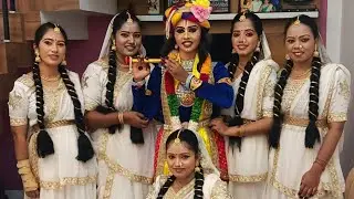 കൃഷ്ണനും രാധമാരും നിറഞ്ഞാടിയ നിലാവ് #viralvideo #dance #radhakrishna