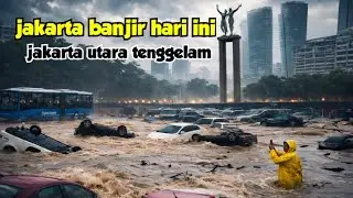 Jakarta banjir hari ini wilayah utara tenggelam bogor hujan lebat gubernur JKT evakuasi warga