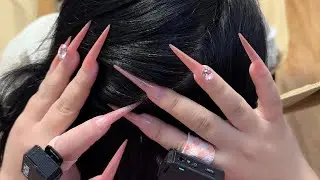 No Tools, Just Long Nails: ASMR Dandruff Elimination (Scalp Focus)