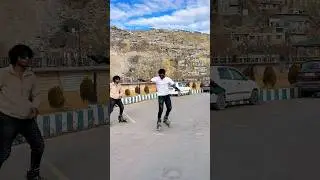 Kargil view 🏔️ #brotherskating #skating #kargil