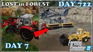 365 Days With $0 In The Forest | #07 SURVIVAL FARMING | Farming Simulator 22