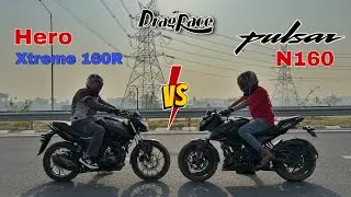 Pulsar N160 DESTROYS Hero Xtreme 160R in SHOCKING Drag Race!