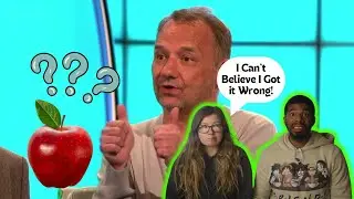 AMERICANS REACT TO Bob Mortimer claims he can break an apple in half with his bare hands! WILTY?