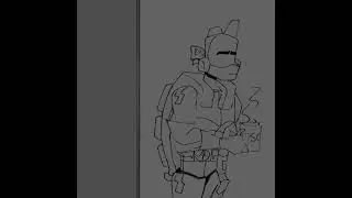 It&rsquo;s too late to start caring about me | rottmnt animatic | ( TW pink blood, major injury, sword )