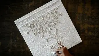Ceramic Cone Mandala Art Painting | Lippan Art Work | Artist Santosh Raut