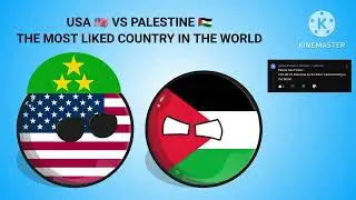 USA 🇺🇸 VS Palestine 🇵🇸 the Most Liked Country in the World