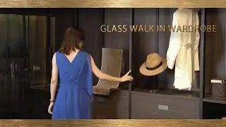 China Aluminum Wardrobe Wall Glass led light Wardrobe Cabinet hotel bedroom Furniture