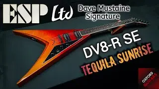ESP LTD DV8-R SE Sunburst Tequila Sunrise Dave Mustaine Signature 1 of 200 guitar close up video