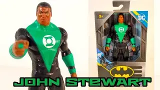 Spin Master Batman 6 inch Green Lantern John Stewart Action Figure Unboxing & Review.