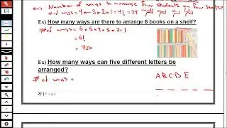Counting Method Factorial Permutation Combination