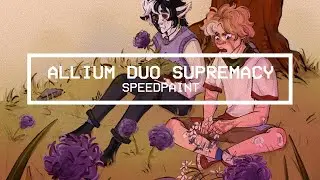 Allium Duo Supremacy l Tommy & Ranboo SPEEDPAINT