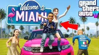 👶🏽❤️🚗 Kid Franklin & His Crush&rsquo;s Road Trip to Miami 👶🏽❤️🚗 GTA5 Kid Franklin Real Life Mod S1 EP19