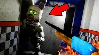 YOU CAN DEFEAT THE ANIMATRONICS WITH THIS?! | FNAF Bubbas Diner (NEW ENDING)