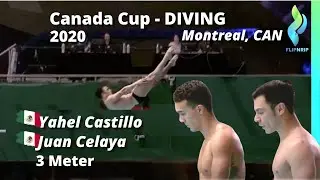 2020 Yahel Castillo & Juan Celaya Mexico Men 3 Meter Double Diving Canada Diving Cup