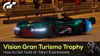 How To Get Gold in the Vision Gran Turismo Trophy race at Tokyo Expressway (HARD) - #granturismo7