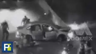 De pel&iacute;cula, polic&iacute;a impide el secuestro de un hombre en M&eacute;xico