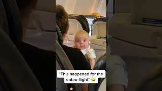 Когда чужой ребёнок становится твоим попутчиком ✈️🥰🤣 #fyp #travel #foryou #toddler #thankful