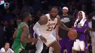 LeBron James Smiles and Then a Clutch vs Jalen Brown