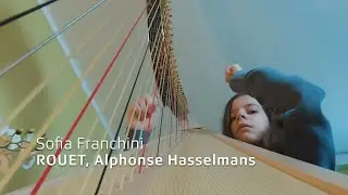Rouet by Alphonse Hasselmans - solo harp by Sofia
