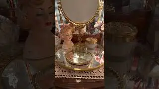 Vintage Vanity Items! Estate sale Finds!&nbsp;#vintagevanity #estatesalefinds #vintagemakeup