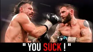 Cocky Boxer DESTROYED by Caleb Plant 😱 EPIC FIGHT #boxing #funny